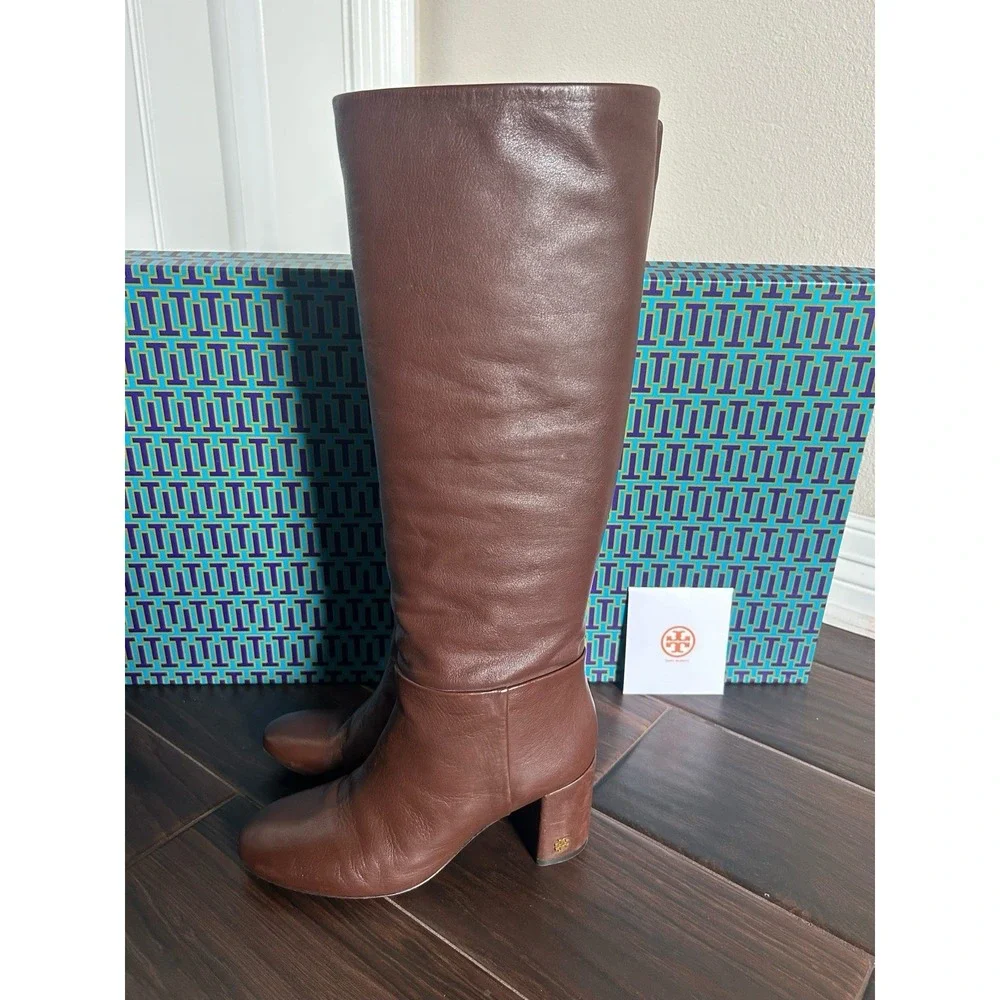 TORY BURCH Brooke slouchy‎ Boots 75mm Size 6.5